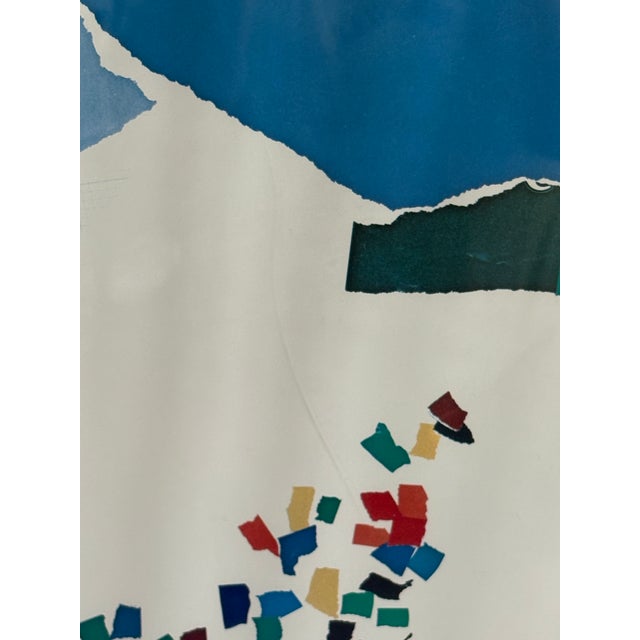 Vintage Terry Rose Aspen Winternational 1982 Framed Lithograph Signed Numbered 22/300 For Sale - Image 9 of 12