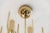 Mid-Century Italian Brass & Glass Chandelier by Sciolari, 1970s For Sale - Image 4 of 7