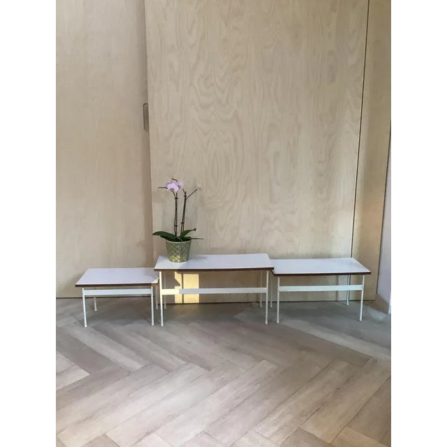 Nesting Table Twello by Martin Visser for T’spectrum, 1956, Set of 3, in Very Good conditions. Designed 1950 to 1959 I...