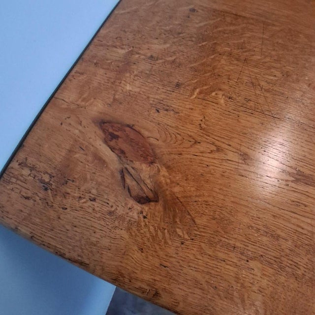 Antique Oak Farm Table, 1700s For Sale - Image 17 of 18