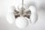 Beautiful original condition including original lentil shaped opaline glass shades! cleaned, polished, rewired, and ready...