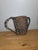 Handcrafted Primitive Clay Vessel With Wrapped Vine Handles, Rustic Folk Art Sculptural Vase For Sale - Image 12 of 12