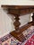 Antique French Flip Top Envelope Library Table Console Sofa Entry Table Oak For Sale - Image 10 of 18