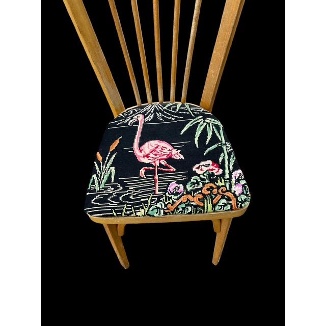 Vintage Chair in Beech from Baumann, 1950s For Sale - Image 8 of 10
