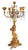 Louis XV Style Gilt Bronze Cupid Candelabrum For Sale - Image 4 of 5