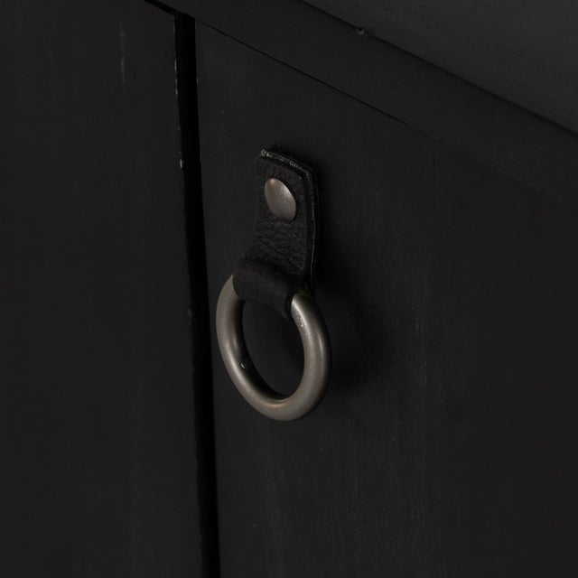 Four Hands Isador Sideboard, Black Wash Poplar For Sale - Image 4 of 12