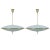 Etched Glass Chandeliers in the Style of Pietro Chiesa for Fontana Arte For Sale - Image 11 of 11