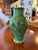 1970s Italian Green Vase With Swirl Decoration, 1970s For Sale - Image 5 of 7