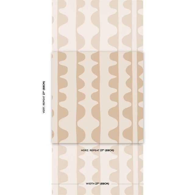 Hadiya Williams used markers to draw the original artwork for Drift, an evocative undulating pattern with a unique stripe...