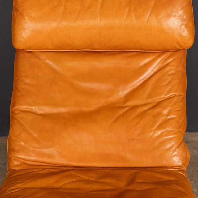Italian Leather Periplo Chaise Longue by Tarcisio Colzani for Mobil Girgi, 1970s For Sale - Image 10 of 18