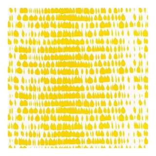 Sample, Schumacher Queen of Spain Fabric in Daffodil For Sale