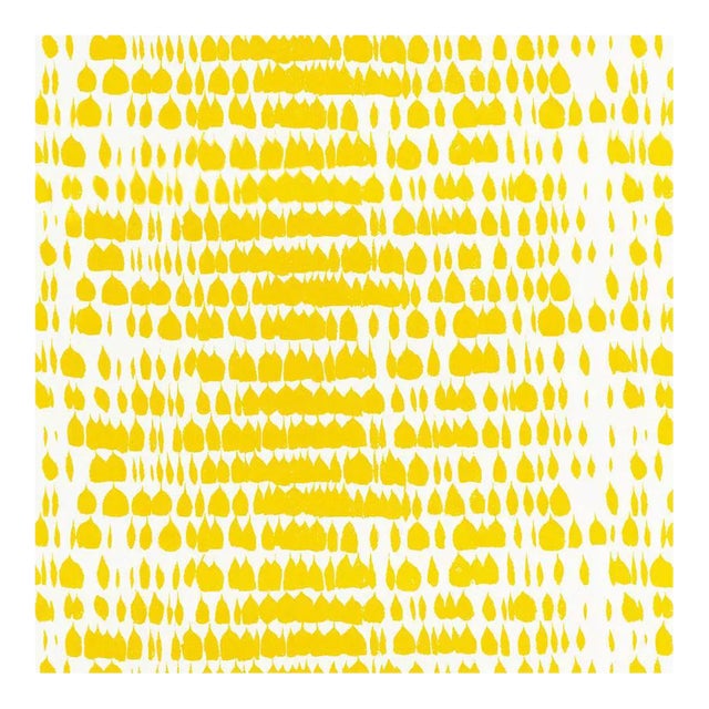 Sample, Schumacher Queen of Spain Fabric in Daffodil For Sale