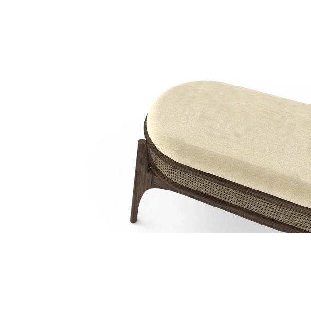 Mudhif Bench by Alma De Luce For Sale - Image 4 of 7