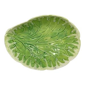 Vintage 1970s Cabbage Leaf Serving Plate