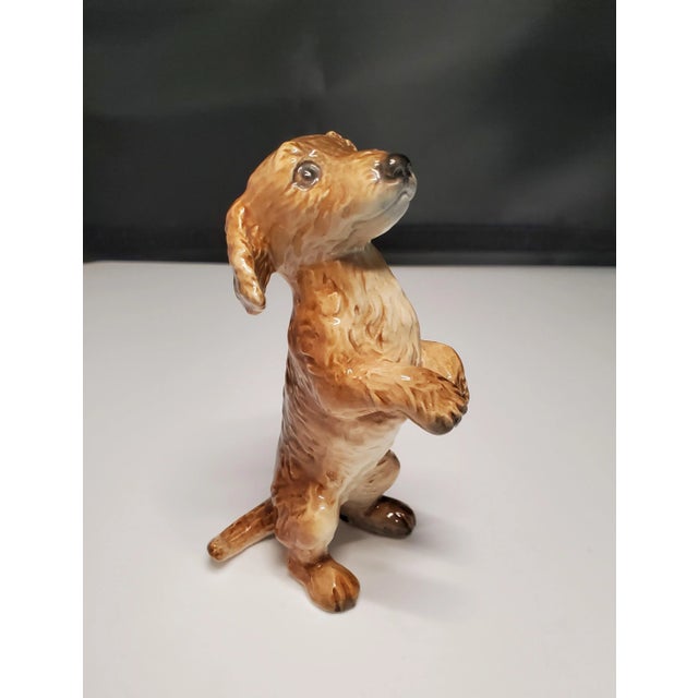 Figurative 1970s Goebel Begging Puppy Figurine For Sale - Image 3 of 8