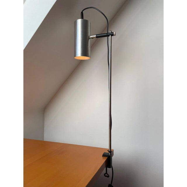 Mid-Century Clamp Lamp with Spotlight by Maria Pergay for Staff, 1960s or 1970s For Sale - Image 9 of 9