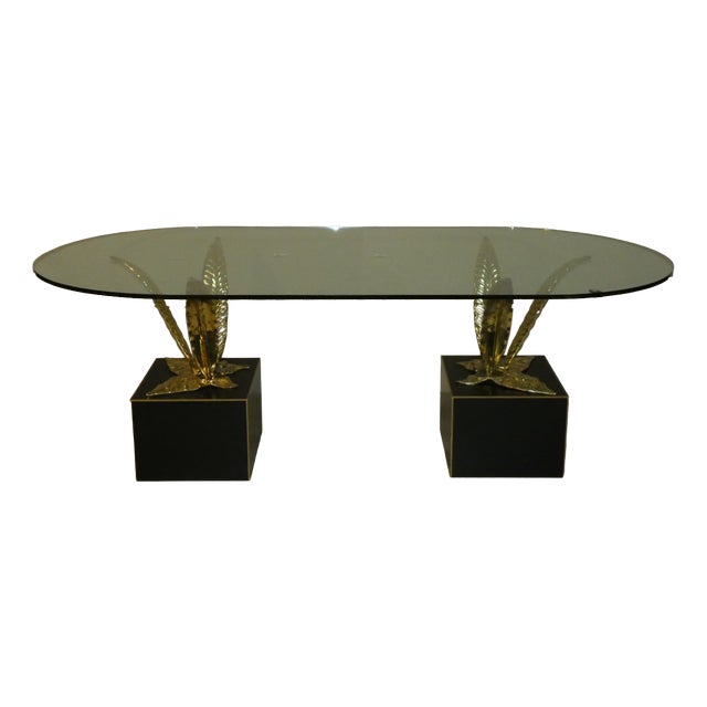 Bronze, Brass and Crystal Table by Gianni Versace for Versace Home, Italy, 1980s For Sale