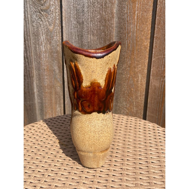 Ceramic Boot Vase For Sale - Image 4 of 6