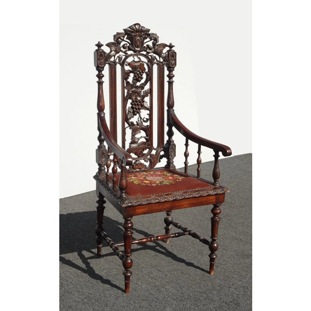 Gorgeous Chair in Great Vintage Condition. Solid and Firm. Wear is usual for its age. Please see photos. Overall a...