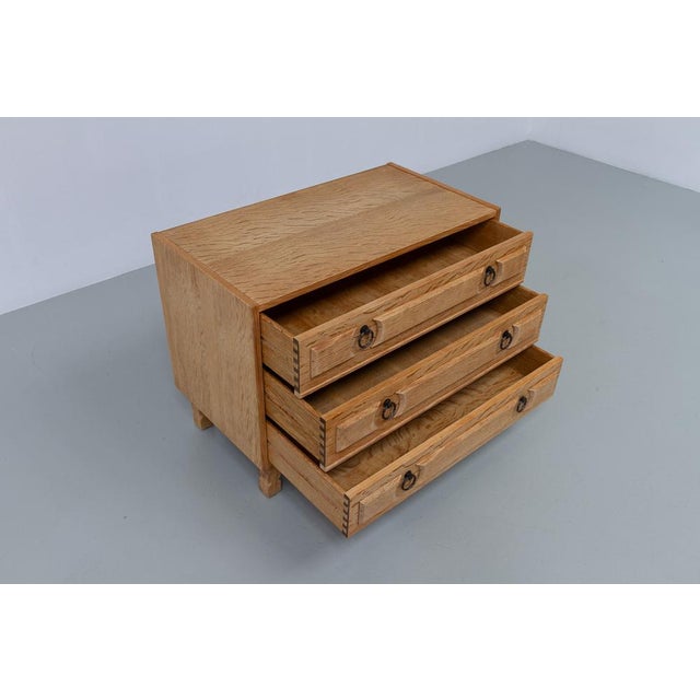 1960s Danish Brutalist Oak Dresser in the style of Kjærnulf, 1960s For Sale - Image 5 of 18