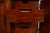 Wood Henkel Harris Georgian Carved Mahogany Lighted Breakfront Bookcase Cabinet For Sale - Image 7 of 18