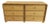 Vintage Boho Chic Pencil Reed Rattan Six Drawer Dresser For Sale