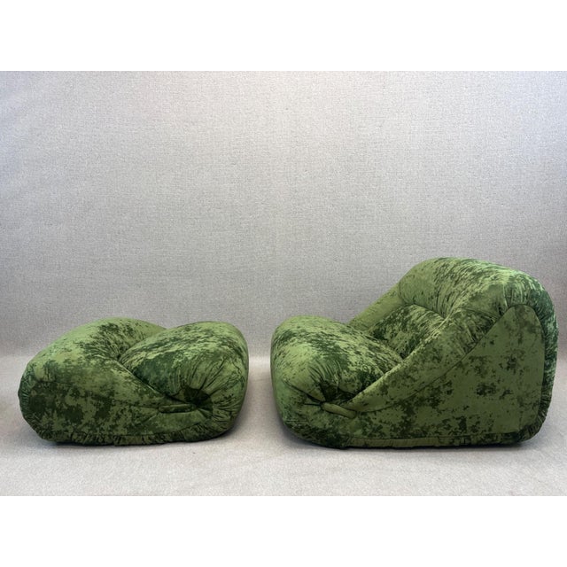 Vintage Modular Corner Sofa by Jean Prevost, 1970, Set of 3 For Sale - Image 14 of 18