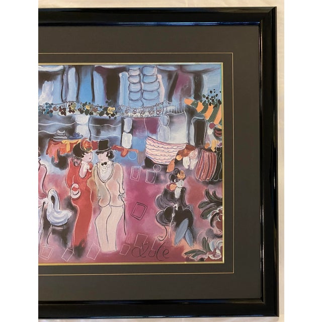 Art Deco Style Art Print by Zule Moskowitz in the Manner of Toulouse-Lautrec For Sale In Miami - Image 6 of 9