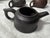 Ceramic Vintage Chinese YiXing Small Teapots Dragon Motif Brown/Dark 20th C. - Set of 3 For Sale - Image 7 of 12