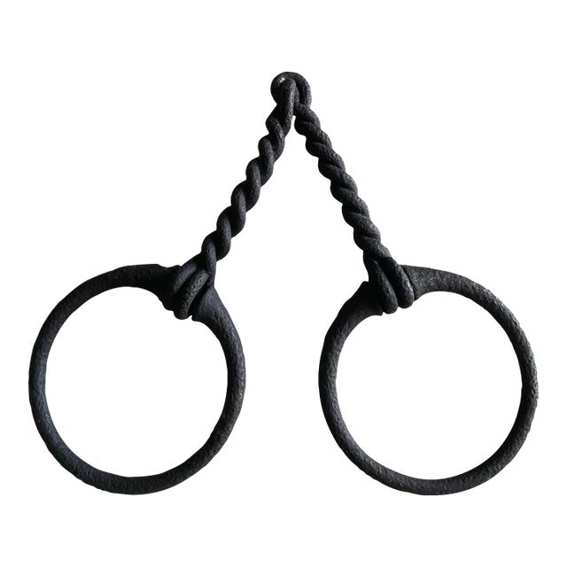 Gucci-Style Horse Bit Paperweight Sculpture in Iron For Sale