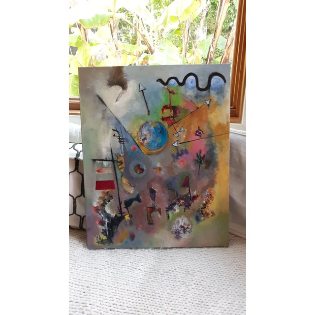 Gorgeous original mixed media painting by famed producer and artist Norton Wright. 20 x 16 inches Mixed Media and Acrylic...