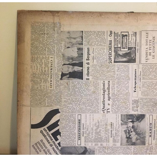 Ermete Lancini, Abstract Collage, 1960s, Mixed Media For Sale - Image 15 of 18