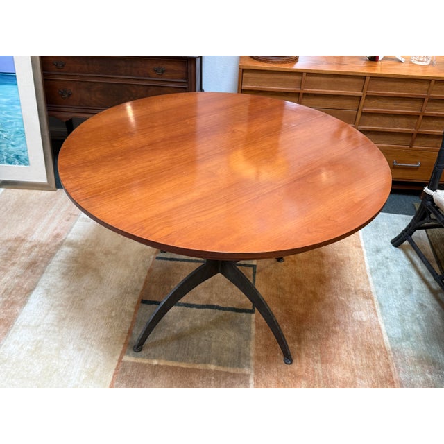 Auburn Ethan Allen Country Colors Collection Dining Table, 48 Inches For Sale - Image 8 of 14