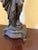 Mid 20th Century Large Neoclassical Allegorical Figure With Tragedy Mask, Bronze-Finished Spelter Sculpture For Sale - Image 16 of 18