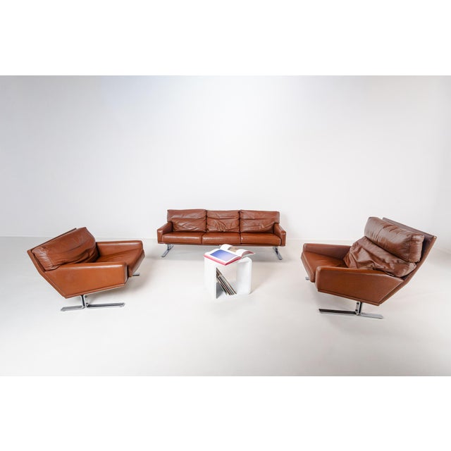 1960s Vintage Danish Seating Suite by Georg Thams for Polster Møbelfabrik, 1960s, Set of 3 For Sale - Image 5 of 18