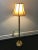 Pair of Brass Twist Floor Lamps With Glass Tray Tables Manner of Stiffel For Sale - Image 12 of 13