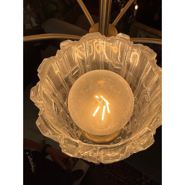 Possini Euro Icelight Chandelier For Sale In San Francisco - Image 6 of 11