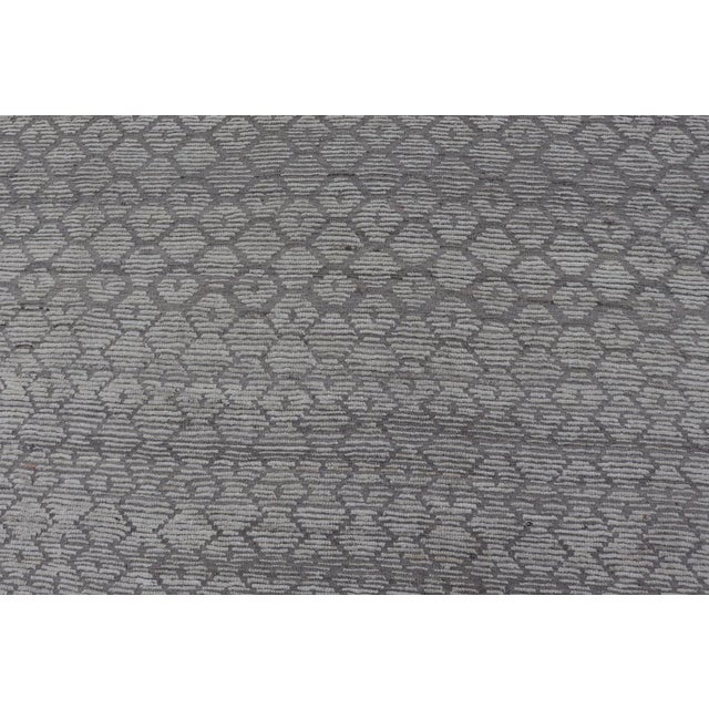 Early 21st Century Modern Moroccan Rug With Sub-Geometric Design by Keivan Woven Arts 9'7 X 11'10 For Sale - Image 5 of 11