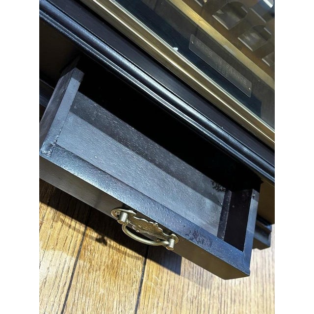 Large Architectural Brass Cathedral Skeleton Clock with Case and Key For Sale - Image 4 of 18