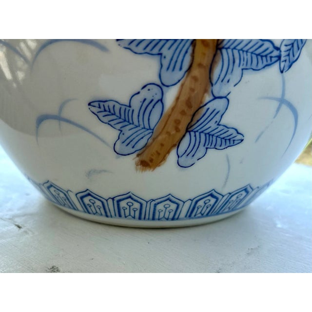 Pink Vintage Chinese Cherry Blossom Jar For Sale - Image 8 of 8