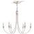 Venetian Medium Chandelier in Polished Nickel Designer: Eric Cohler Canopy: 14.5" Star Mounting: Chain Shade Detail: No...