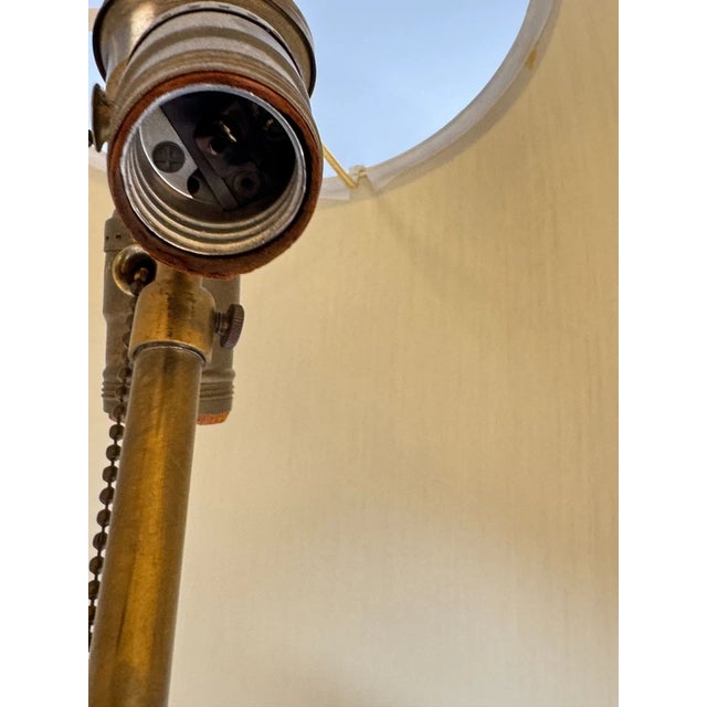 1910s Japanese Champlevé Enameled Bronze Floral Urn Table Lamp For Sale - Image 10 of 13