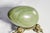 Olive Wonderful Antique Polished Stone Specimen Eggs on Monkey Stands Grand Tour Mineral Collection Pair Home Decor For Sale - Image 8 of 16