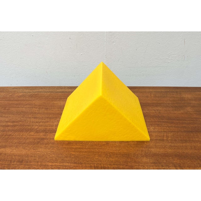 Postmodern Yellow Prism Shape Floor or Table Lamp from Heico, 1980s For Sale - Image 11 of 18