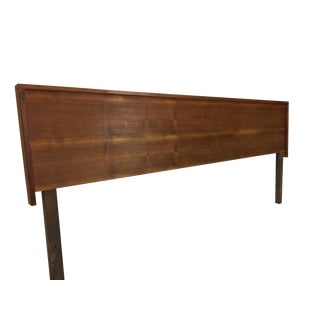 Kingsize Danish Modern Teak Headboard For Sale