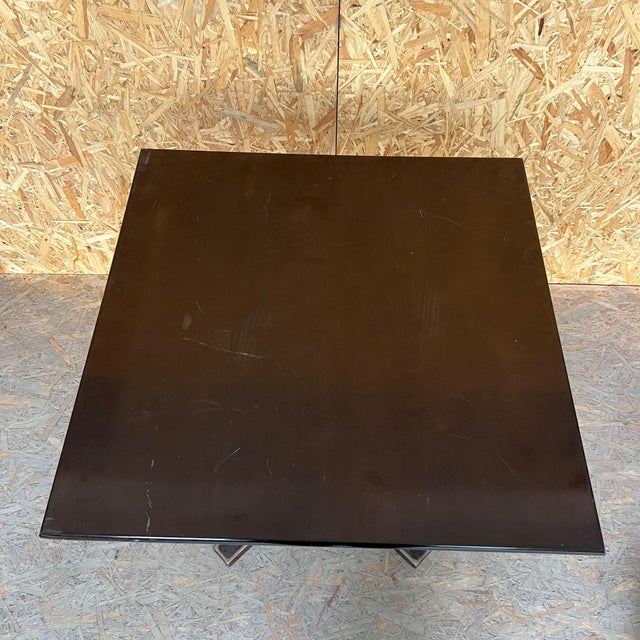 1980’s Heavy Weight Bentwood Square Café Table. Classic heavy duty bentwood dining table from an Eastern European...