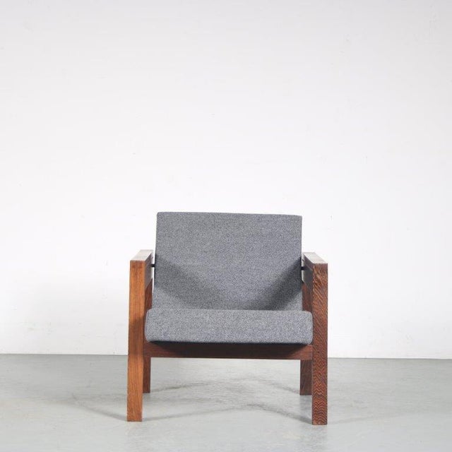 Brown Set of Sofa and Armchair by Hein Stolle for 't Spectrum, the Netherlands, 1950s For Sale - Image 8 of 18