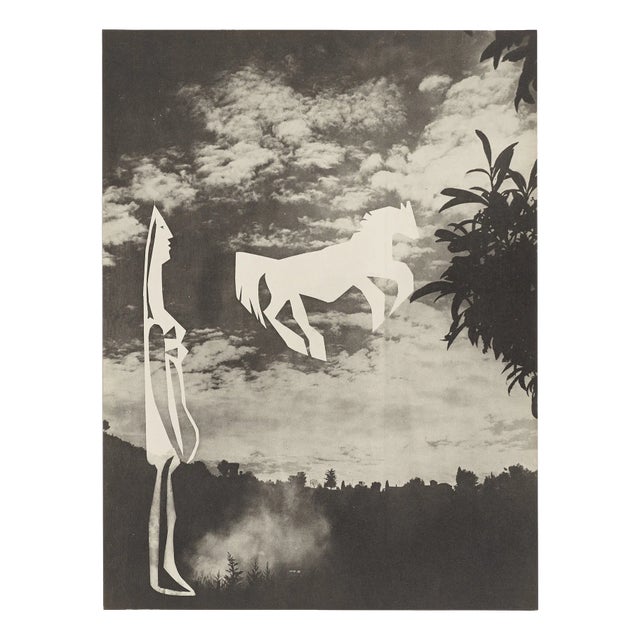 Pablo Picasso, Diurnes "La femme au cheval", 1962, offset lithograph For Sale