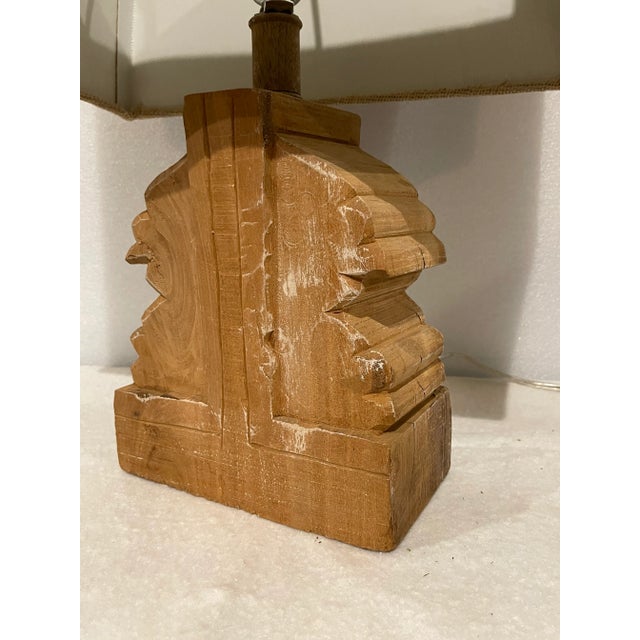 Rustic European Architectural Corbel Lamp For Sale - Image 3 of 3