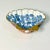 1970s Vintage Boho Chic Folk Art Coastal Découpage Clam Seashell Catchall Trinket Dish, Blue Floral For Sale - Image 6 of 10